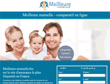 Tablet Screenshot of meilleure-mutuelle.biz